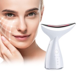 Vibration Heating Beauty Device,Face and Neck Massager Electric, Microcurrent Face Massager, Anti-Wrinkle Face Lift Skincare Tools,3 Modes, Mothers Day Gifts for Women.