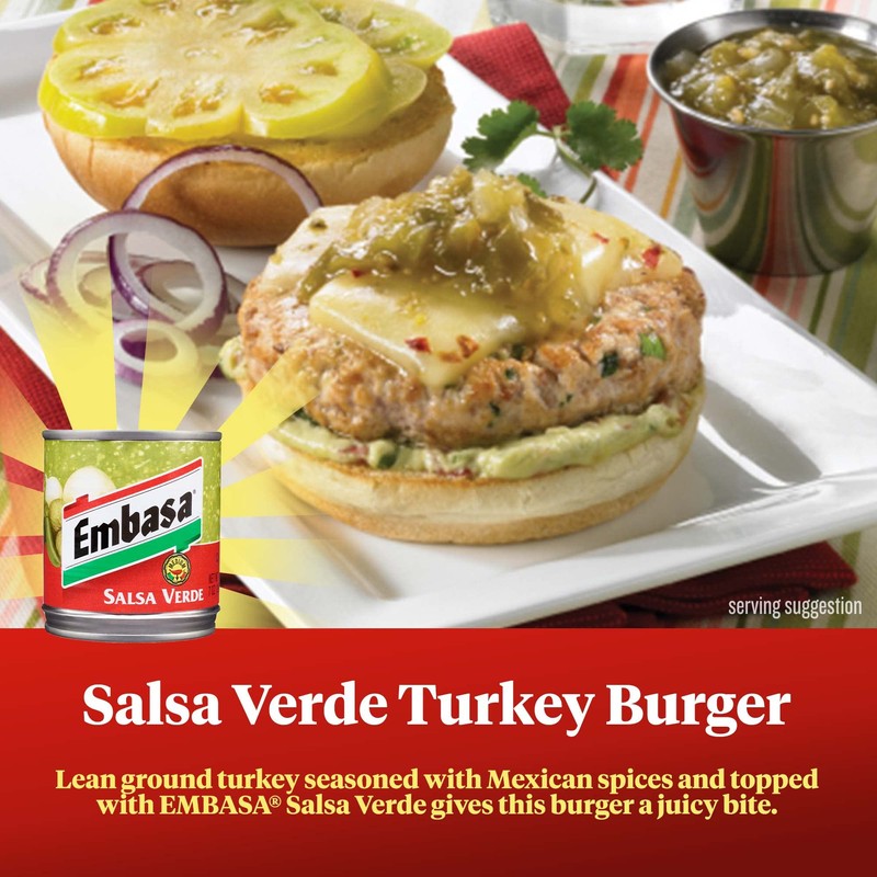 EMBASA Salsa Verde, Medium, 7 Oz Can (12-pack)