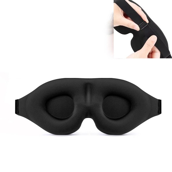 Unbranded 3D Travel Silk Eye Mask Sleeping Soft Padded Shade