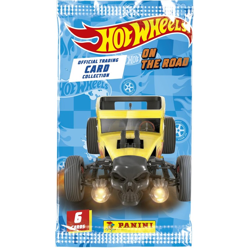 Panini Hot Wheels Trading Cards Box of 24 Sleeves +