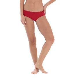 Mey Women 79803-410 Women's Allegra Ruby Red Solid Colour Lace Knickers Panty Full Brief 14