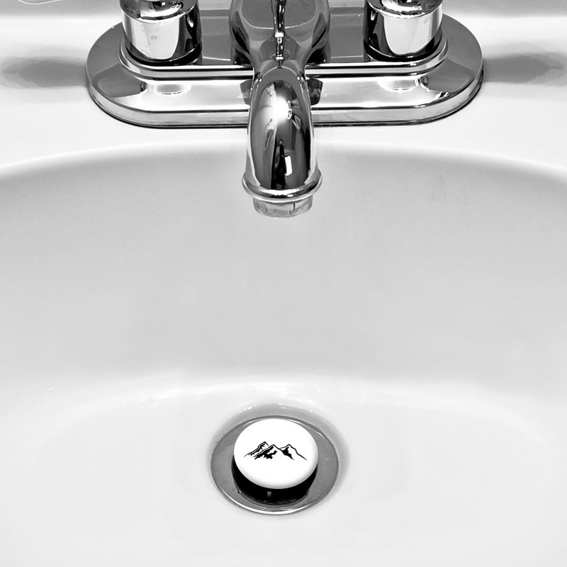 Huuraa Sink Plug Mountain Silhouette Mountain Gift Plug 4 cm