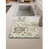 Qboo Drying Mat, Dishes, Kitchen, Soft Diatomaceous Earth, Washable, Soft,