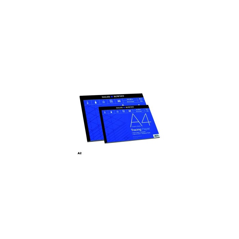 Daler-Rowney Graphic Series, Tracing Paper, Smooth Surface, 60 gsm, 40lb,