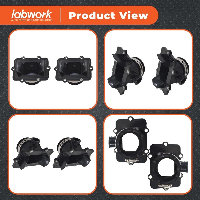 labwork 2X Carburetor Carb Intake Boot replacement for Ski-Doo 600