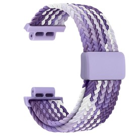 RicGloe Nylon Bracelets Compatible with Children's Smartwatches Z7/Z6/Z1, Colourful Woven Magnetic Bracelets, Lightweight Breathable Replacement Wristbands, Suitable for Boys and Girls, Nylon