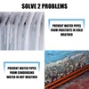 Kingdder 6 Pcs Pipe Insulation Foam Tube Self Adhesive Pipe