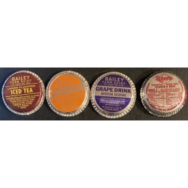 Various Brands 1970s Foil Milk, Juice, Caps to Collect or Frame, Craft, Decoupage Projects 11+1