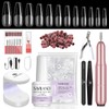 Saviland 4 in 1 Nail Glue Gel 15ML Nail Glue