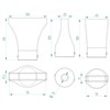 Triple Blower Nozzle Pack, Compatible with Makita Blowers DUB185 &