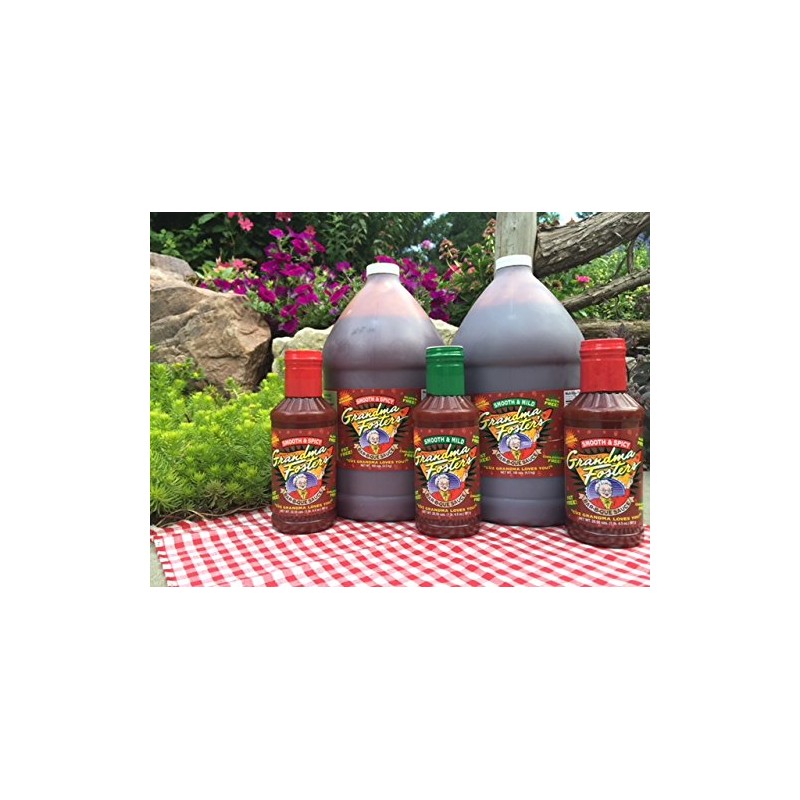 Grandma Foster's Smooth and Spicy Bar-B-Que Sauce 20.5 oz.