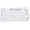 Scissors Gift Certificates (25, 4" X 9", envelopes Included) Stylists,
