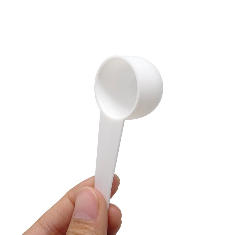 Honbay 20PCS 10ml 5g White Plastic Measuring Spoons Coffee Sugar
