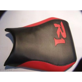 CUSTOM SEAT COVERS YAMAHA 2002 AND 2003  YZF R1 FRONT SEAT COVER black/red