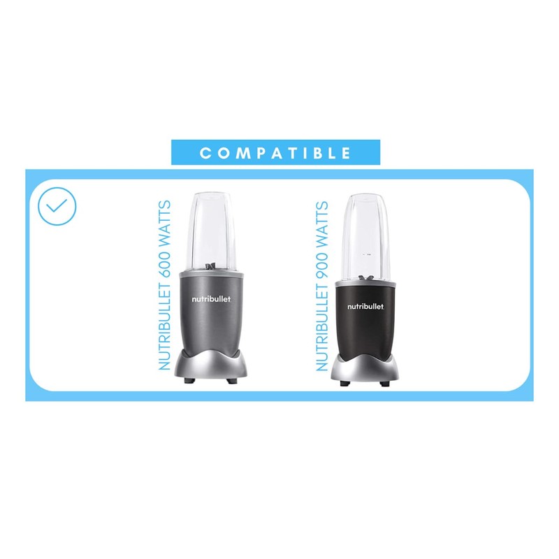 Kit de Repuesto para Nutribullet, Cuchilla de Acero Inoxidable con