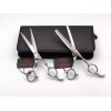 EVOLVING Tijeras Silver Con Peines Al Carbon Barbero Estilista Evo