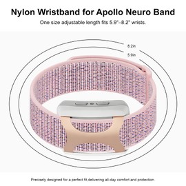 Compatible with Apollo Neuro/Polar Loop Nylon Loop Sport Replacement Band