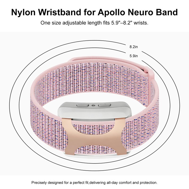Compatible with Apollo Neuro/Polar Loop Nylon Loop Sport Replacement Band