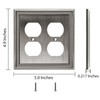 Henne Bery Sunken Pearls Heavy Duty Decorative Wall Plate Switch