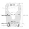 Tool Fork, Tool Clip, ISO30 Woodworking Tool Holder Clamp Cradle
