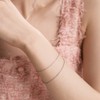 Gold&Deer 14KGP double layered bracelet yellow gold / 골드앤디어 14KGP