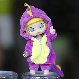 XiDonDon Cute Dinosaur Animal Monster Doll Clothes for OB11,Molly, Gsc,1/12 BJD Doll Accessories Toys Dolls Clothes (PU)