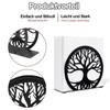 Napkin Holder, Vertical Napkin Holder, Black Napkin Dispenser, Freestanding Metal