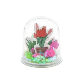 Fun Express Mother’s Day Flower Glitter Snow Globe Craft Kit - Makes 12