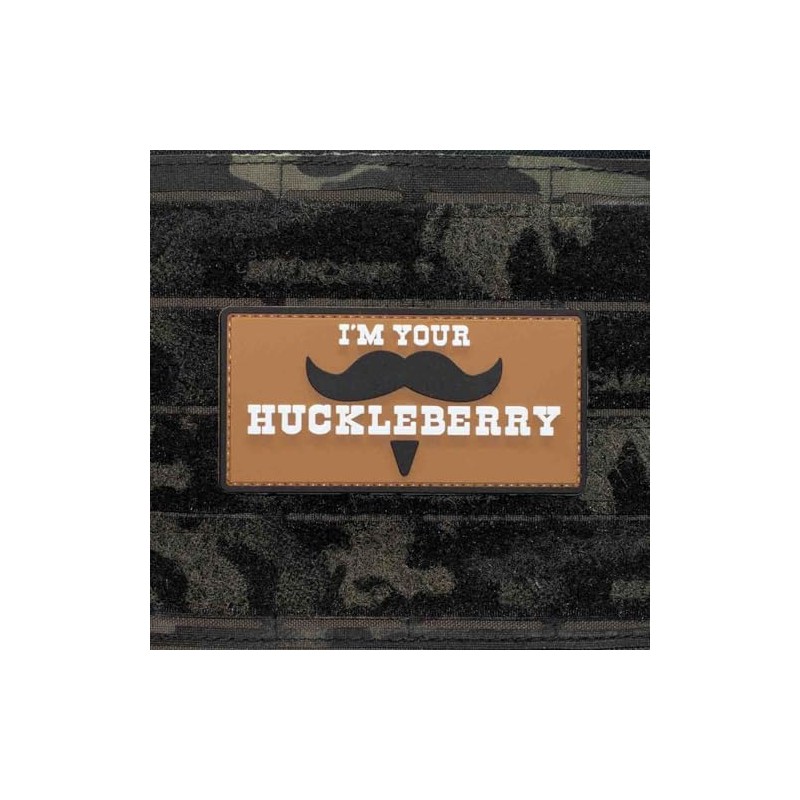 Shellback Tactical I Am Your Huckleberry Mustache PVC Patch