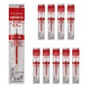 Mitsubishi Pencil, Ballpoint Pen Refill, Jet Stream 0.7, Red, 10