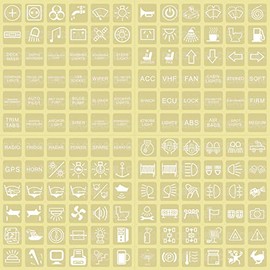 BACAUTOPARTS 6 Pack Dual Blue Lens Marine Boat Rocker Switch Cover Cap Replacement for Carling Actuator/Rocker Switch Dashboard, with Switch Sticker Label