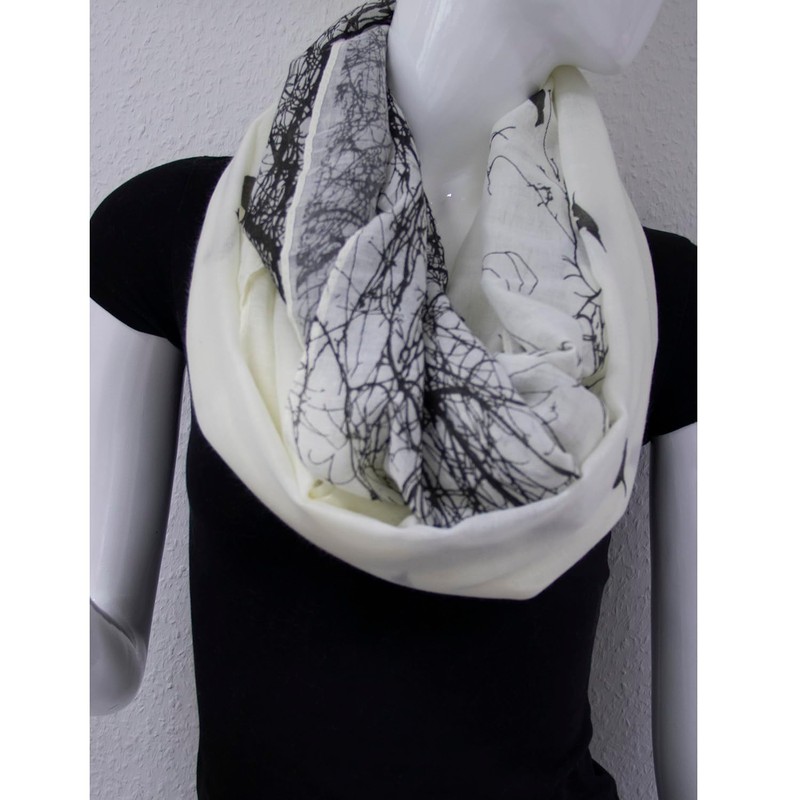 Glamexx24 Topstyle Women's Long Scarf with Pattern Loop Scarf Loop