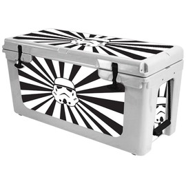 MightySkins (Cooler Not Included) Skin Compatible with RTIC 65 Cooler (2017 Model) - Star Rays | Protective, Durable, and Unique Vinyl Decal wrap Cover | Easy to Apply | Made in The USA
