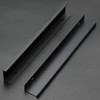 Ravinte 6 Pack Finger Pulls for Cabinets 250mm/9.84" Length Black