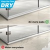 Zehiels 39" Shower Threshold Water Dam Self-Adhesive Silicone Water Barrier