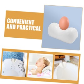 Ipetboom Suction Cup Bathtub Pillow Bathtub Head Rest Pillow Comfortable Bath Tub Head Pillow