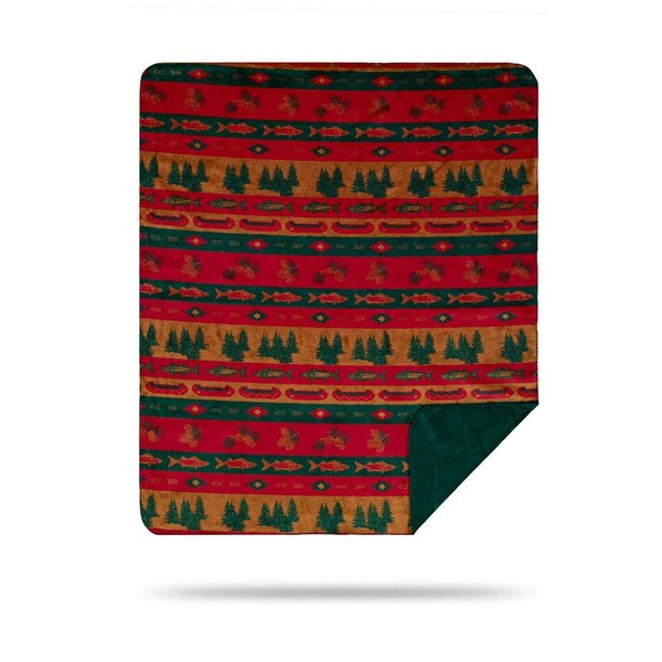 Denali Ultimate Comfort Rustic Throw Blanket, Plush, Hand-Stitched, Super Cozy