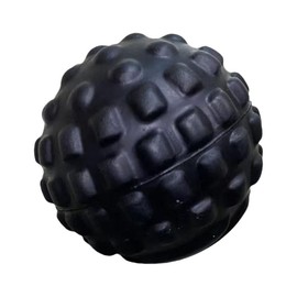 Milageto Massage Ball,Massager Roller,Portable Equipment, Elastic Muscle Massage Exercise for Training Shoulders Lower Back Sports, Black