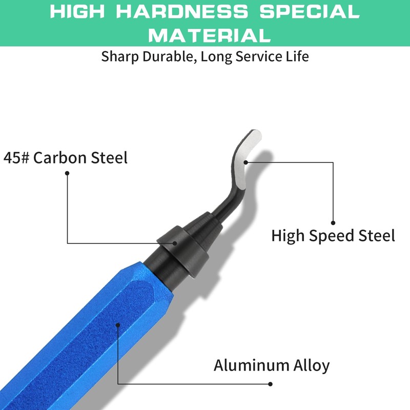 Foydream Pack of 22 Deburring Metal 360° Rotating Deburring Tool,