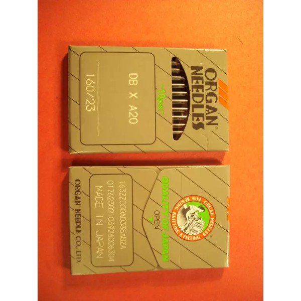 Organ 10 Janome 1600P-DB, 1600P-DBX ORGAN Sewing Machine Needles Size