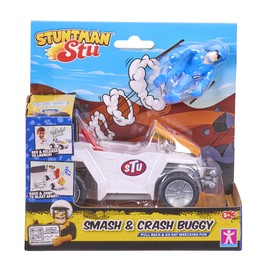 Stuntman Stu Smash and Crash Buggy Break apart stunt set with ejectable parts toys Stunt toys