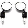 KEEPDSGN Black 7/8” Motorcycle Handle Bar End Side Mirrors For
