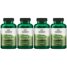 Swanson Lung Essentials 500 mg 120 Veg Caps 4 Pack