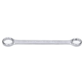 SW-Stahl 01316L Double Ring Spanner 24 x 27 mm Flat I Straight Design I 12-Point I Ring Spanner I Double Spanner I Ring Spanner