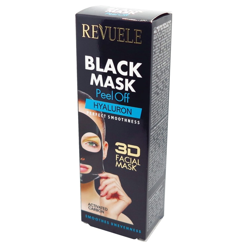 REVUELE BLACK MASK 3D HIALURON 80ML