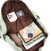GAMLFL Canvas Backpack for Women Retro Aesthetic Rucksack Basic Backpack