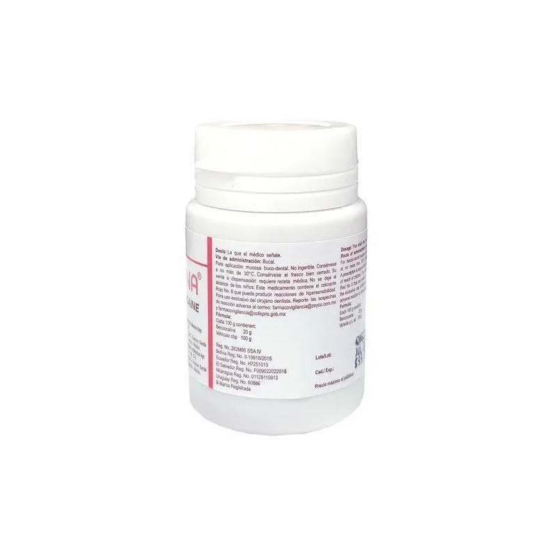 Topicaína Benzocaína 20% Cereza Frasco 30g - Zeyco