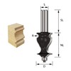ENT Decorative Moulding Cutter TC Shank (C) 8 mm, Diameter