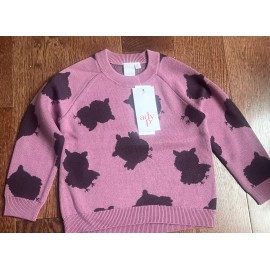 ady p Owl Jacquard Combo  Sweater - Style AYS0011C05  Size 4t