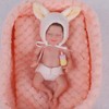 BABESIDE Miniature Reborn Baby Dolls Silicone Full Body - 6-Inch